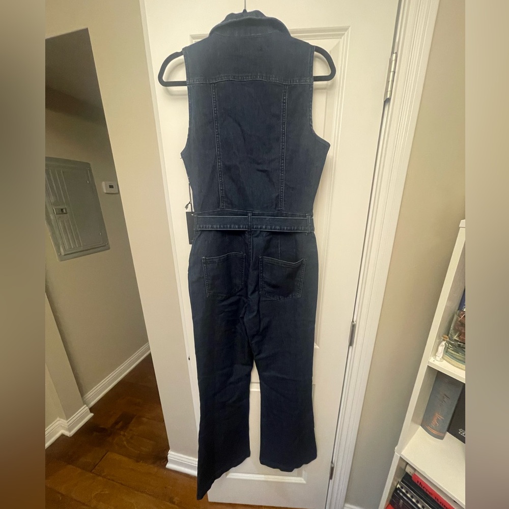 Forever 21 denim jumpsuit- size large - Picture 3 of 6